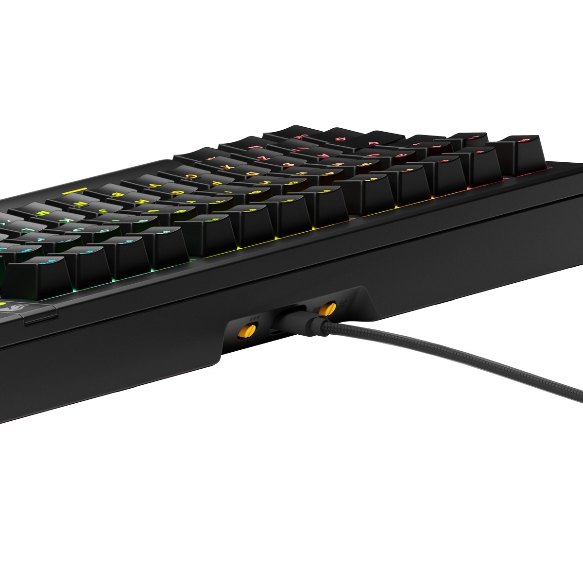 Glorious - Glorious GMMK 3 HE 75% Prebuilt Wired Gaming Keyboard Fox HE Switches Black - UK