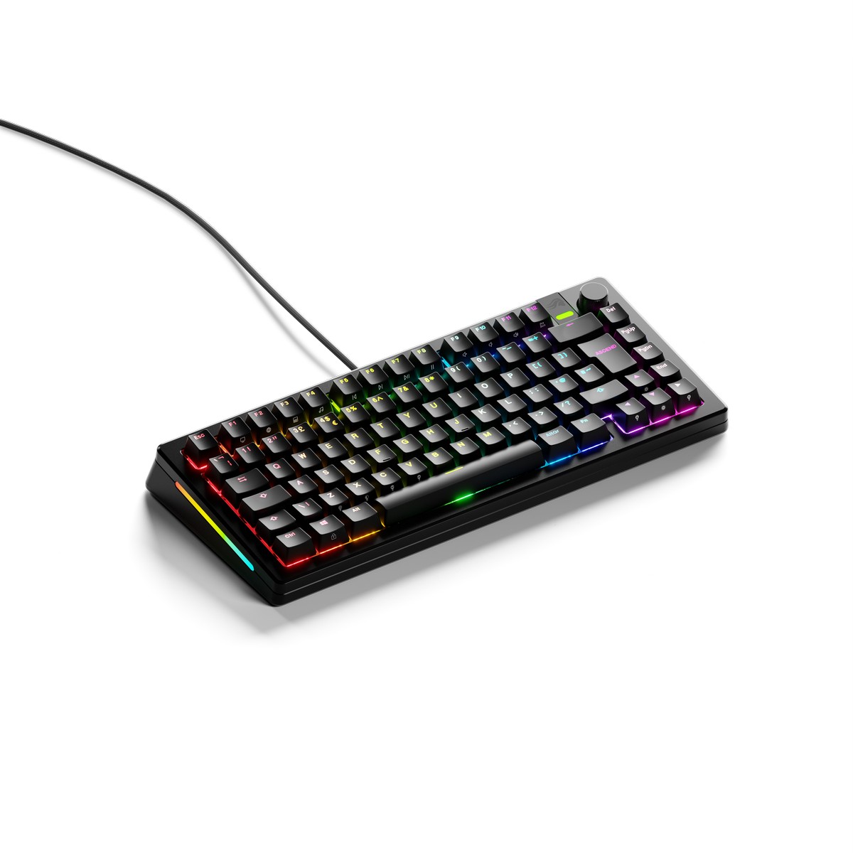 Glorious - Glorious GMMK 3 PRO 75% Prebuilt Wired Gaming Keyboard Fox Switches Black - UK