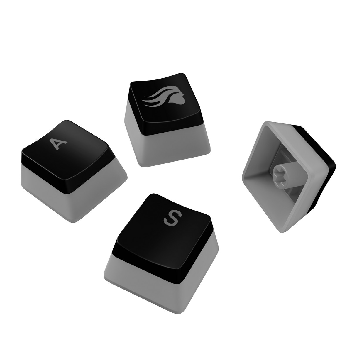 Glorious - Glorious GPBT Aura V3 Black UK English RGB Keycaps (GLO-KB-ACC-KC-GPBT-AURA-BLK-