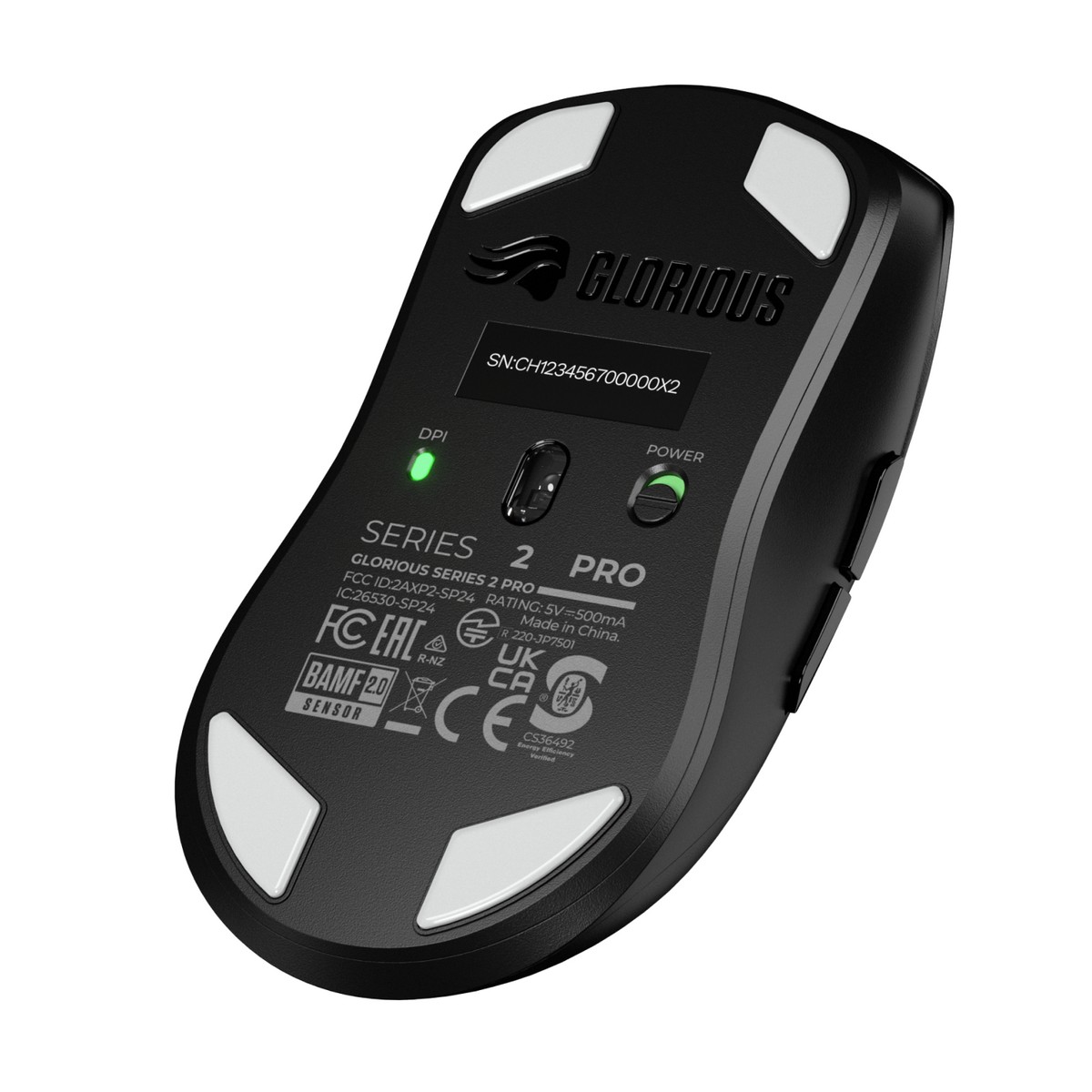 Glorious - Glorious Series 2 PRO Wireless Gaming Mouse - Black (GLO-MS-S2PRO-WL-BLK)