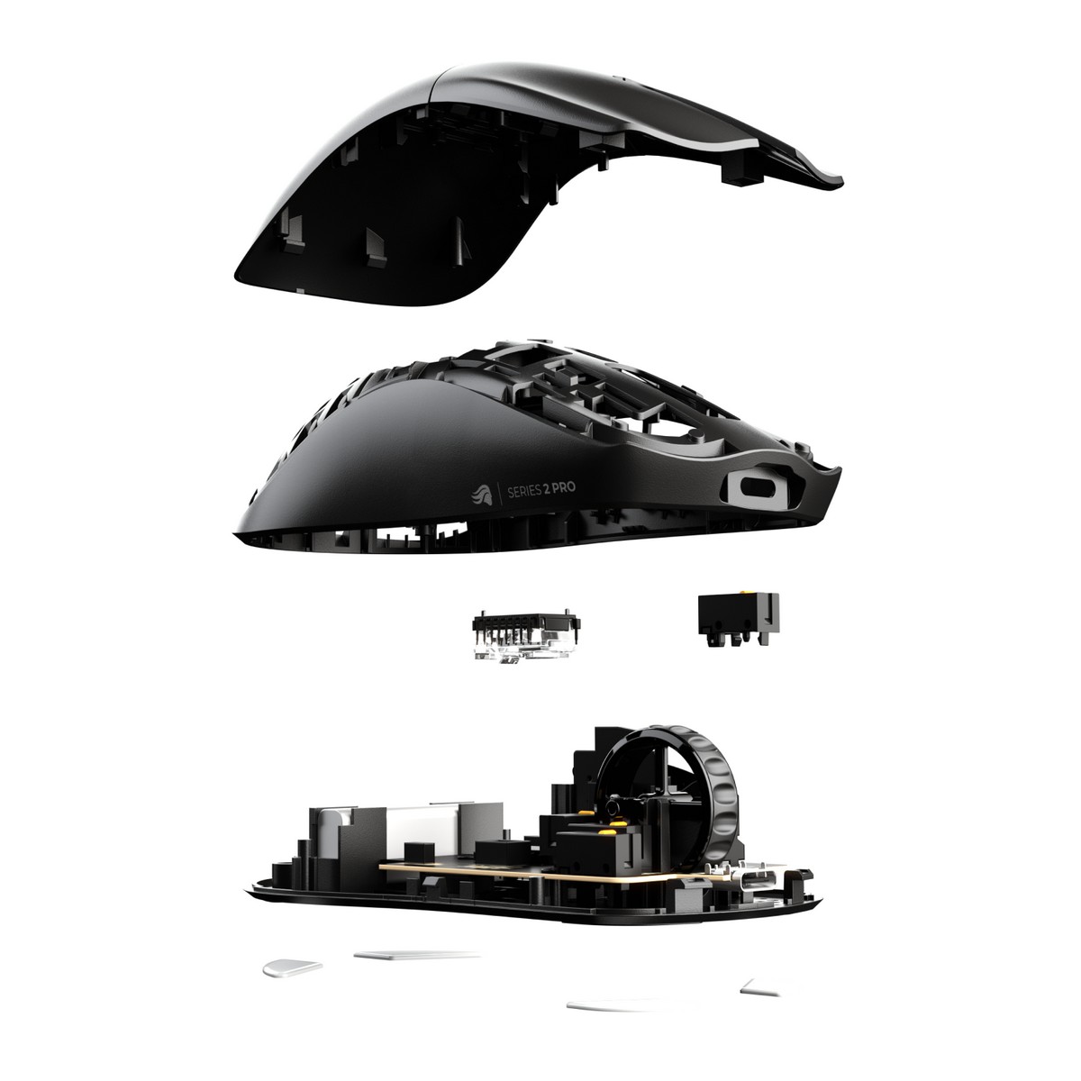 Glorious - Glorious Series 2 PRO Wireless Gaming Mouse - Black (GLO-MS-S2PRO-WL-BLK)