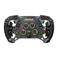 Photos - Other for Computer MOZA Racing MOZA Racing GS V2P Steering Wheel Microfiber Leather (Faux Lea