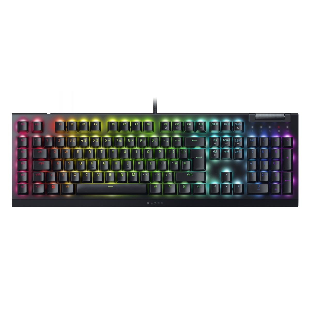 Razer BlackWidow V4 X USB RGB Mechanical Gaming Keyboard Green Clicky Switch - UK Layout