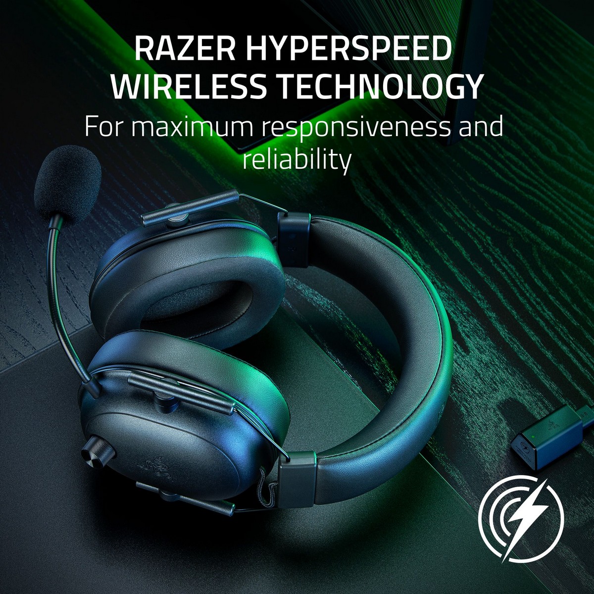 Razer - Razer BlackShark V2 HyperSpeed RGB Gaming Headset