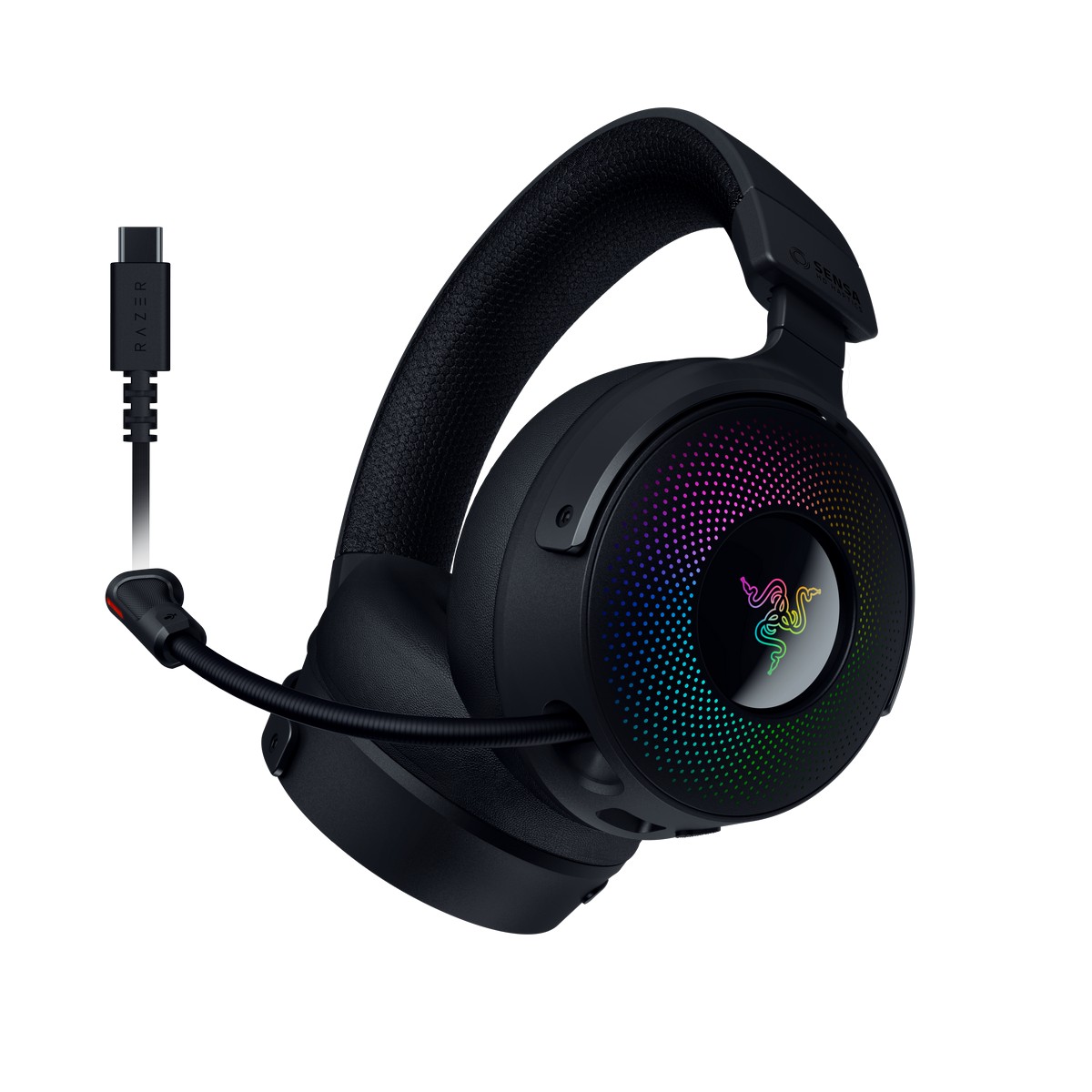 Razer - Razer Kraken V4 Pro Wireless RGB Haptic Feedback Gaming Headset (RZ04-05160100-R3M1)