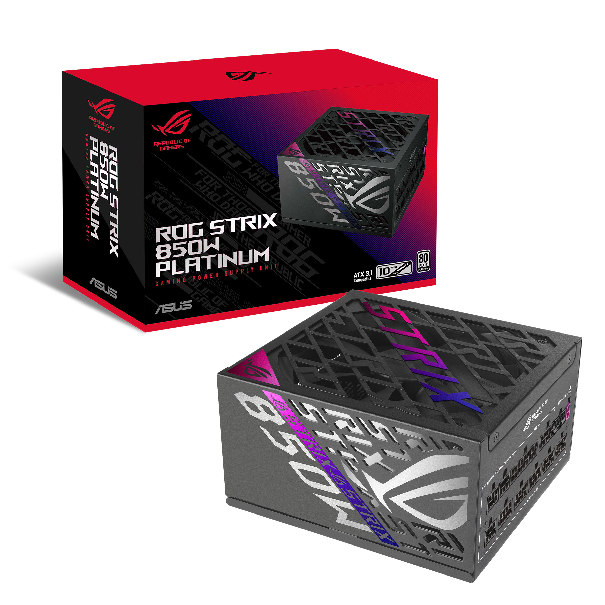 Asus ROG Strix 850w Platinum 80 Plus Platinum Power Supply