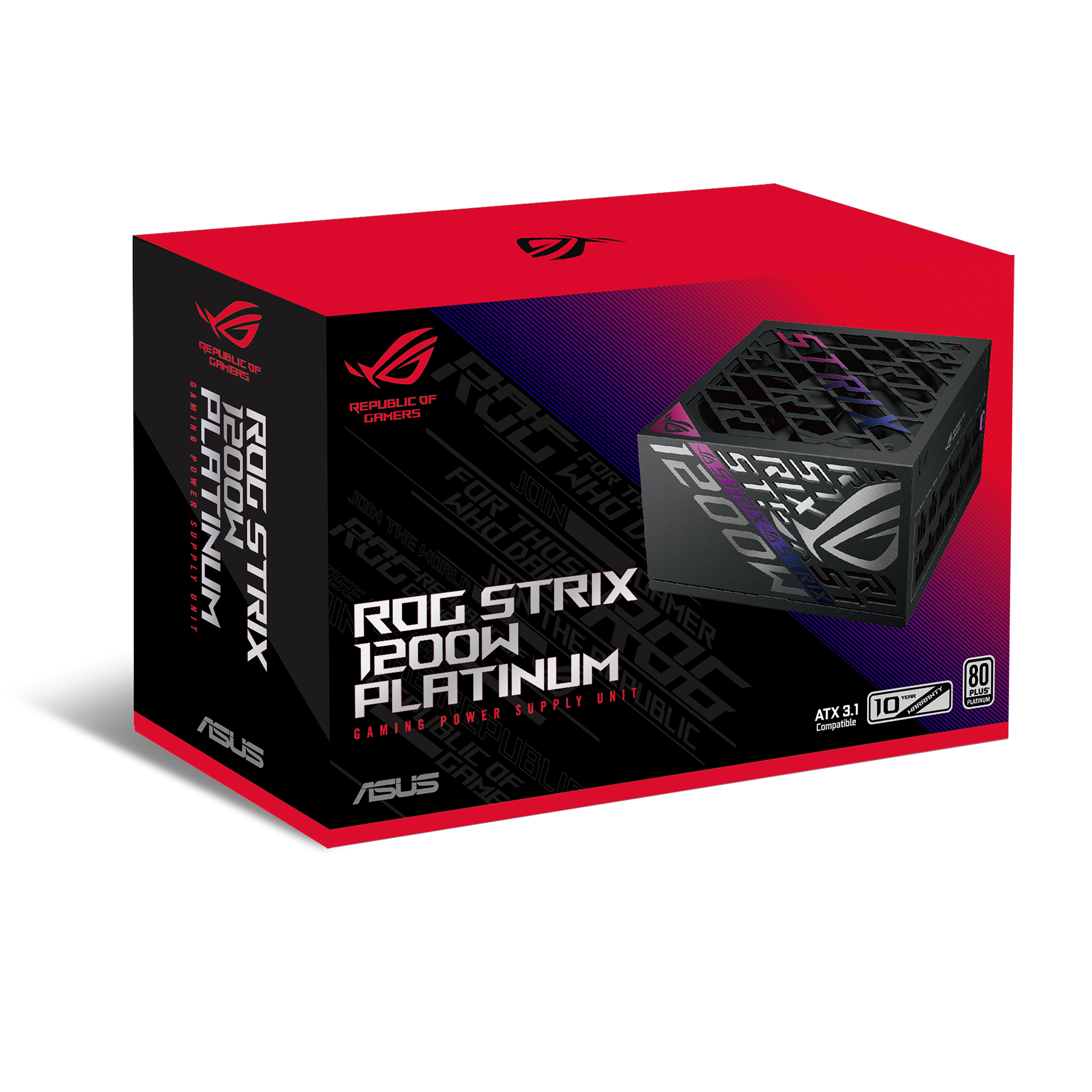 Asus - Asus ROG Strix 1200w Platinum 80 Plus Platinum Power Supply