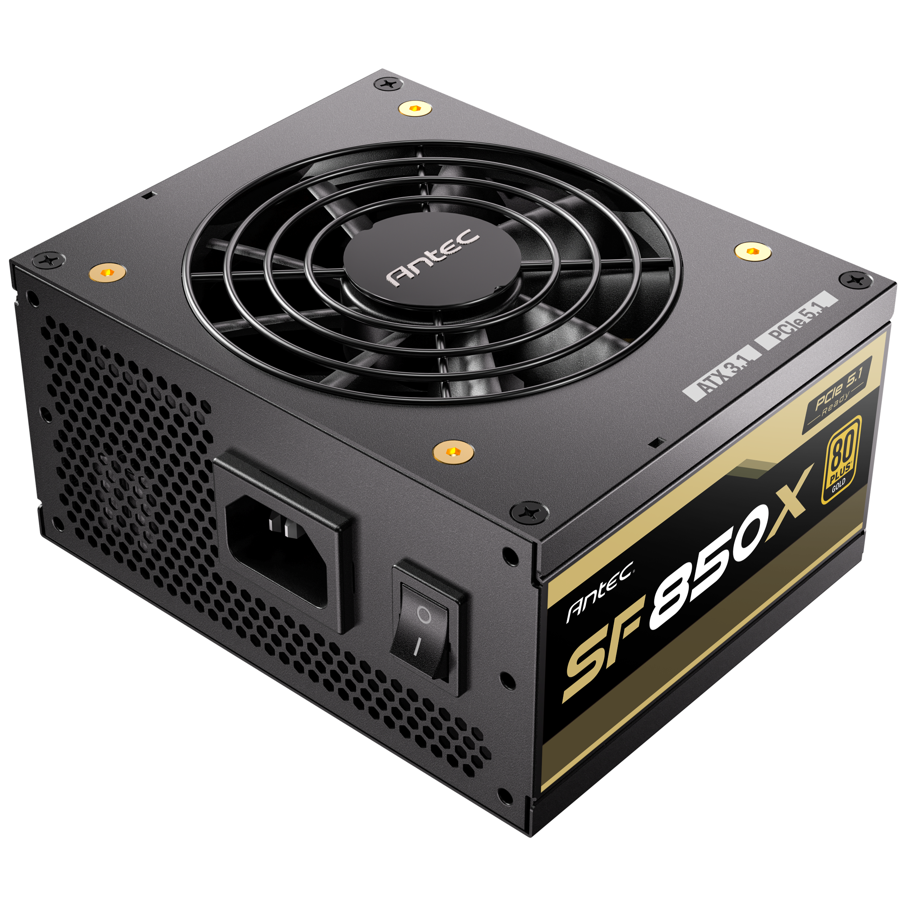 Antec - Antec SF850X 80Plus Gold ATX 3.1 850W Full Modular SFX Power Supply