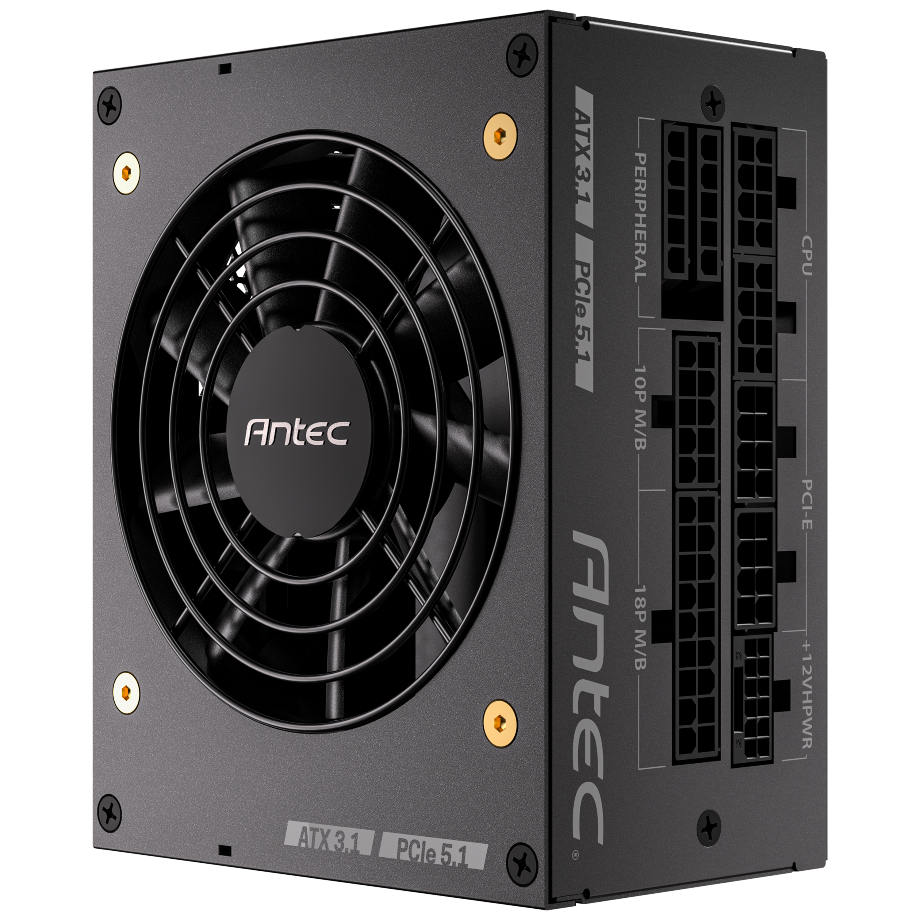 Antec - Antec SF850X 80Plus Gold ATX 3.1 850W Full Modular SFX Power Supply