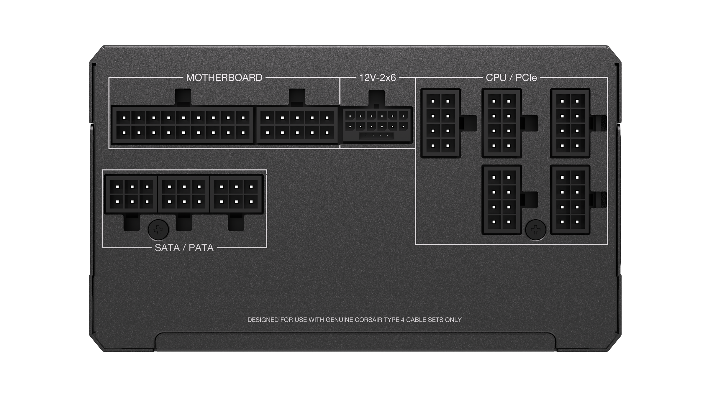 CORSAIR - CORSAIR RM850x Gold ATX 3.1 PCIe 5.1 Fully Modular Power Supply