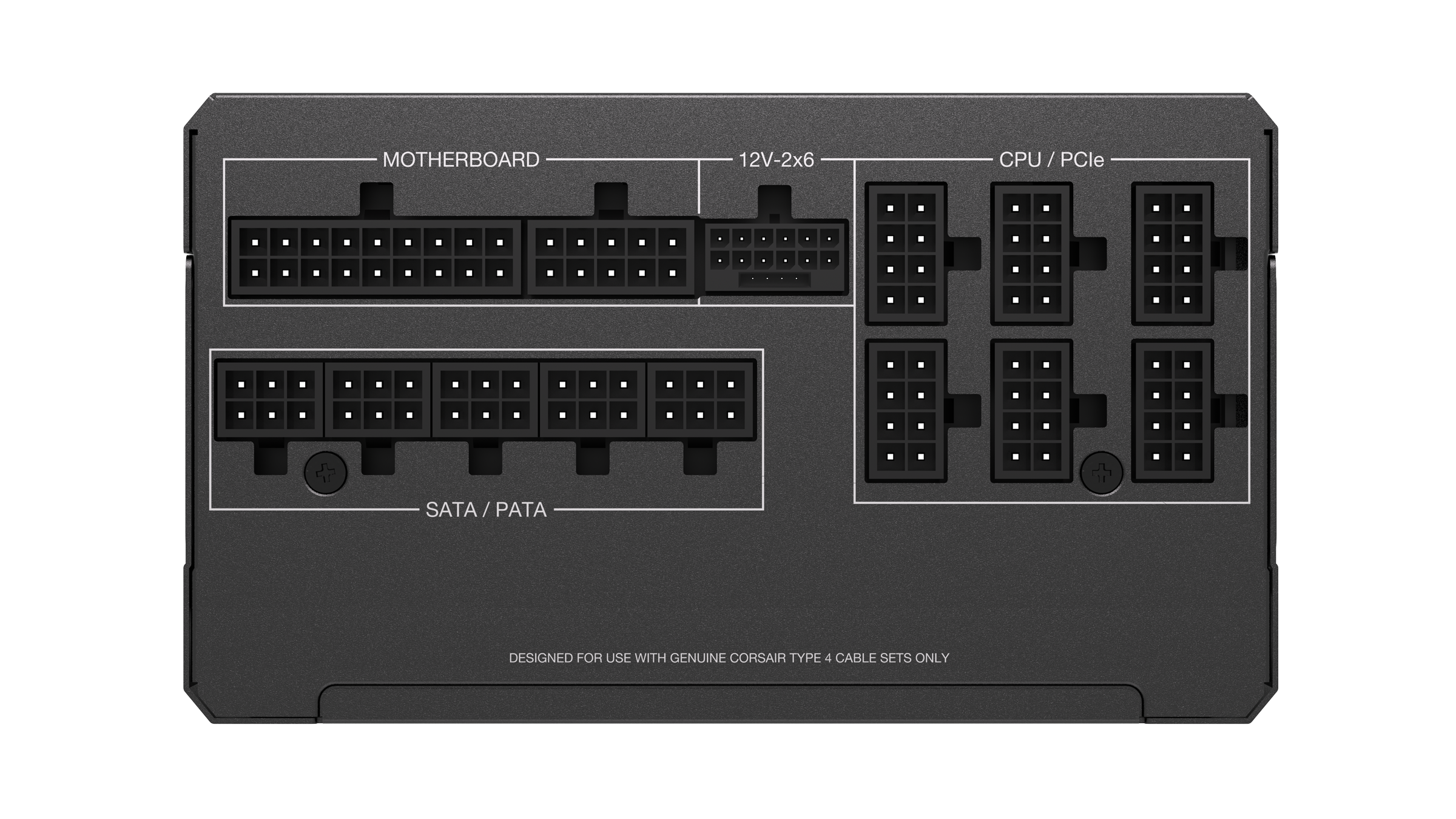 CORSAIR - CORSAIR RM1000x Gold ATX 3.1 PCIe 5.1 Fully Modular Power Supply