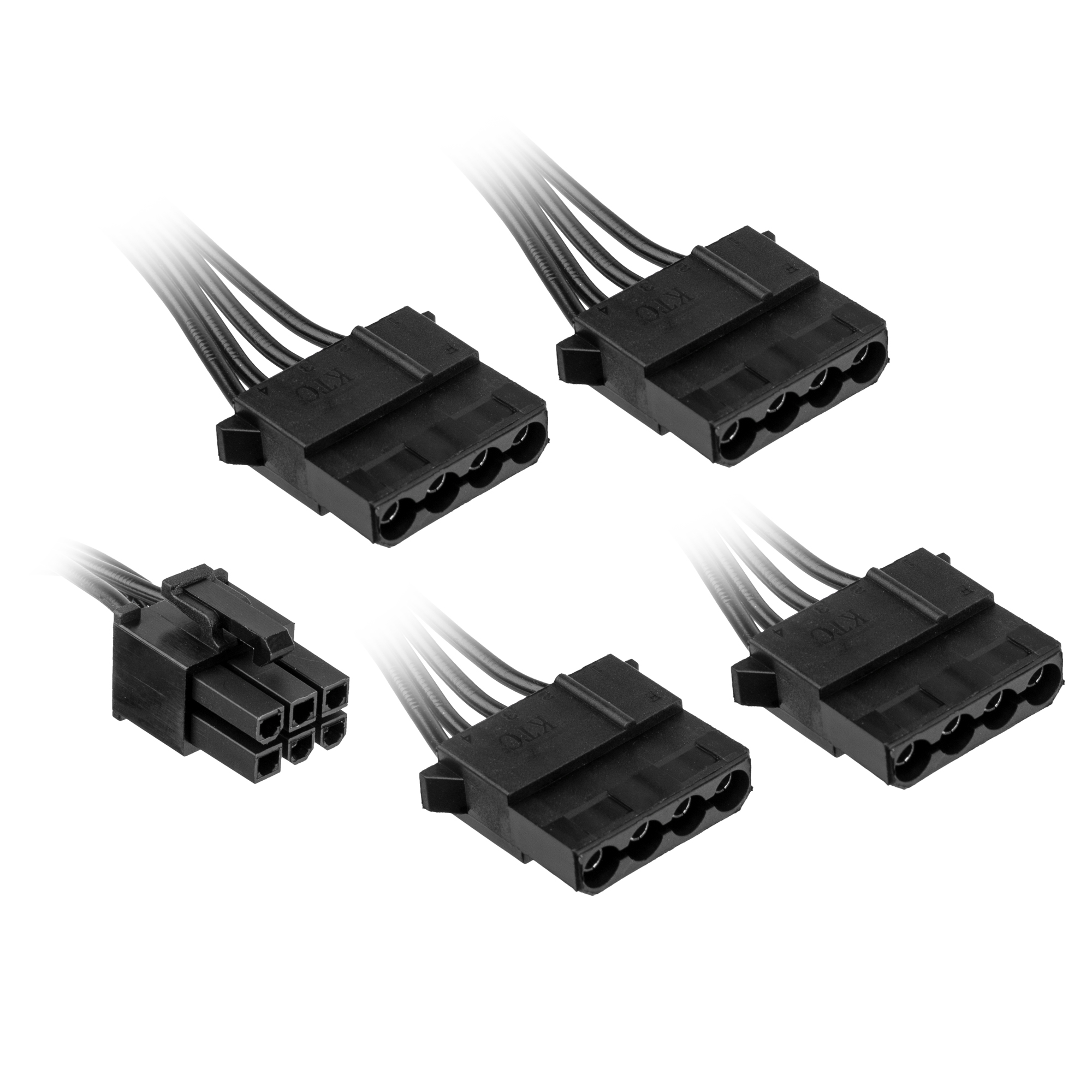Kolink Regulator 4x 4-Pin-Molex Modular Cable