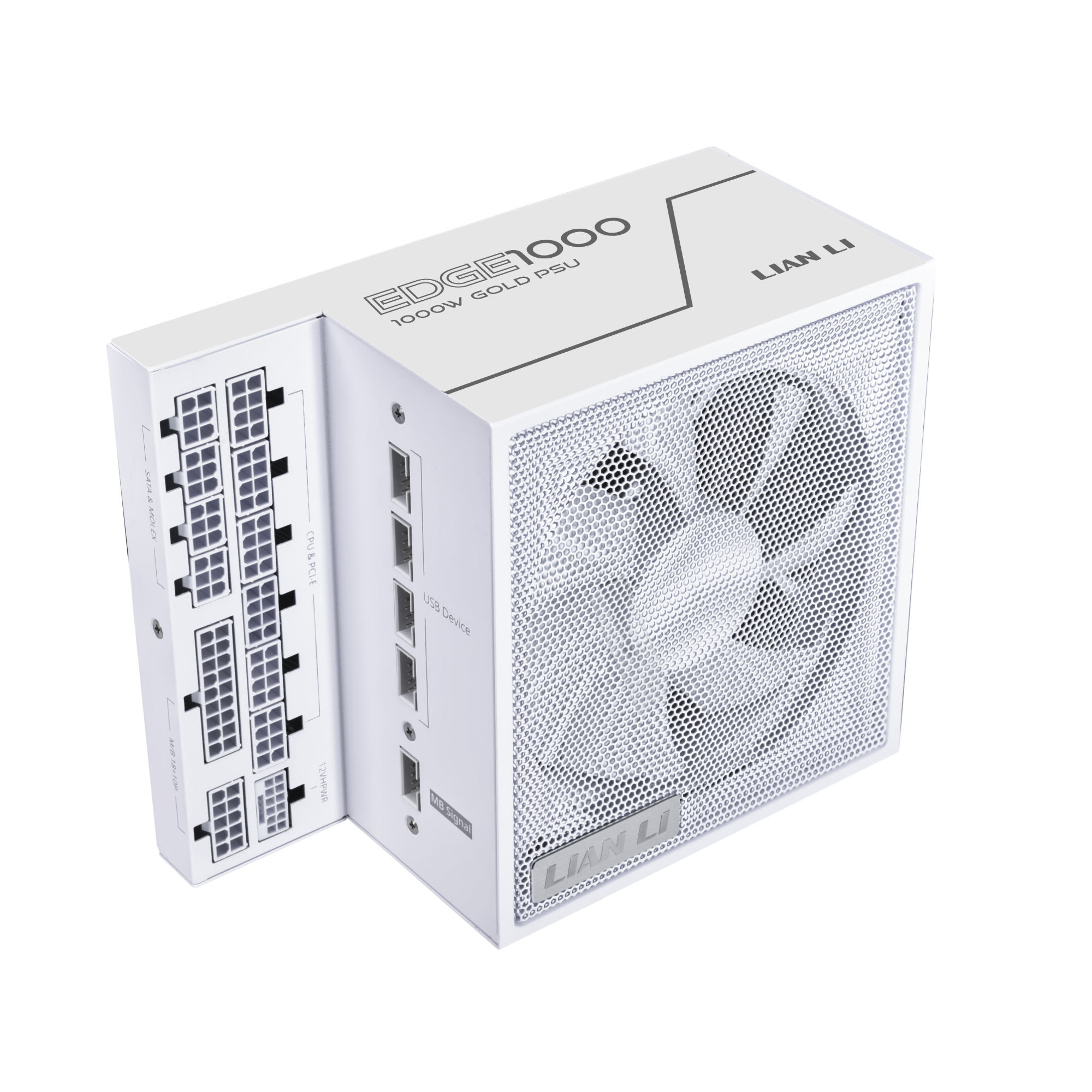 Lian Li - Lian Li EDGE 1000w 80 Plus Platinum Power Supply - White