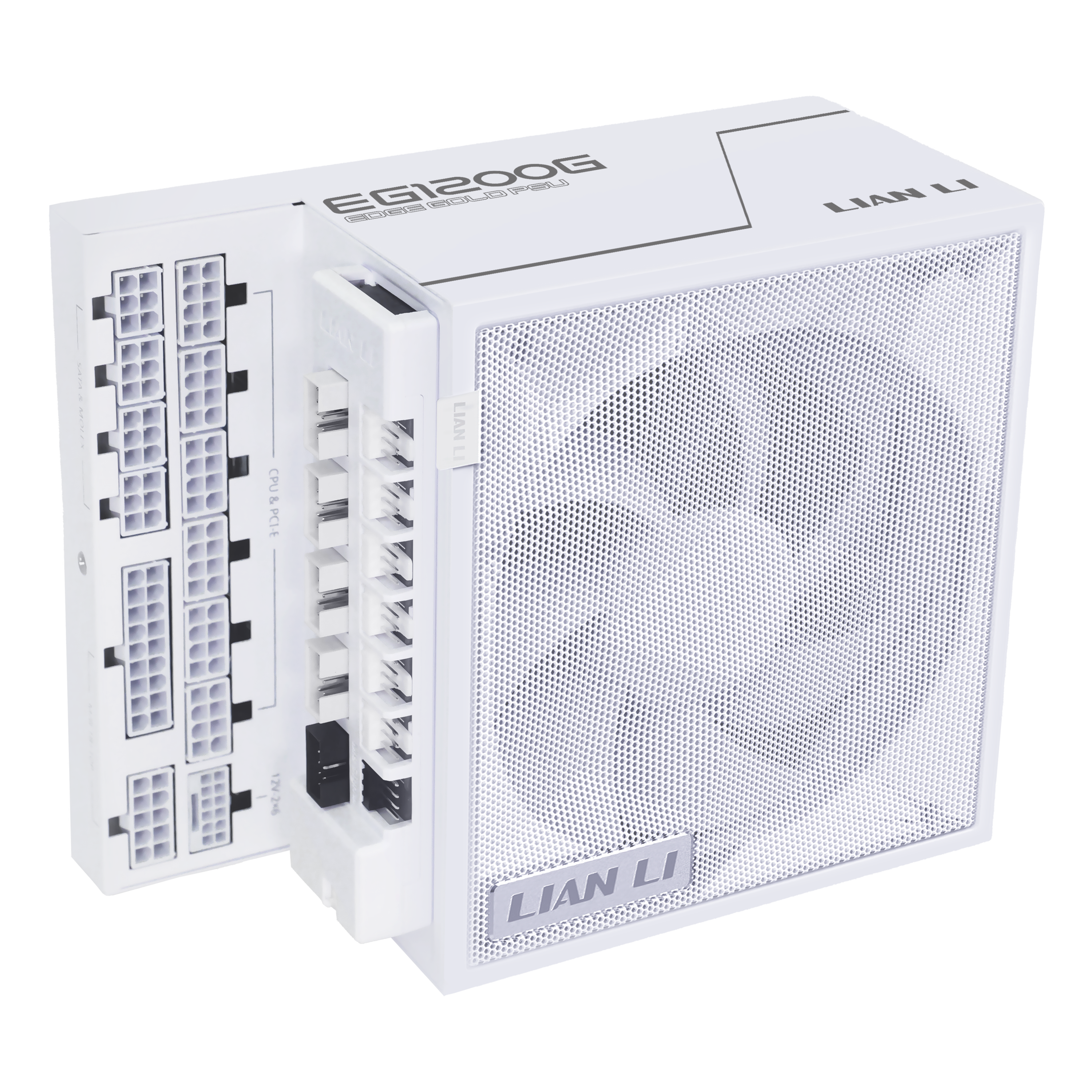 LIAN LI Edge Gold 1200W White (with USB HUB) Power Supply