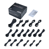 Photos - Other Components Phanteks Revolt Cable Kit, Complete Set, Black PH-CBKT-COBK01 
