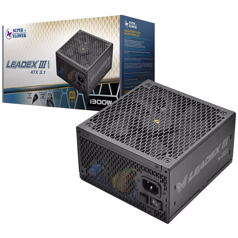 Super Flower - Super Flower LEADEX III GOLD UP 1300W 80 PLUS Gold Power Supply PCIe 5.1 ATX 3.1