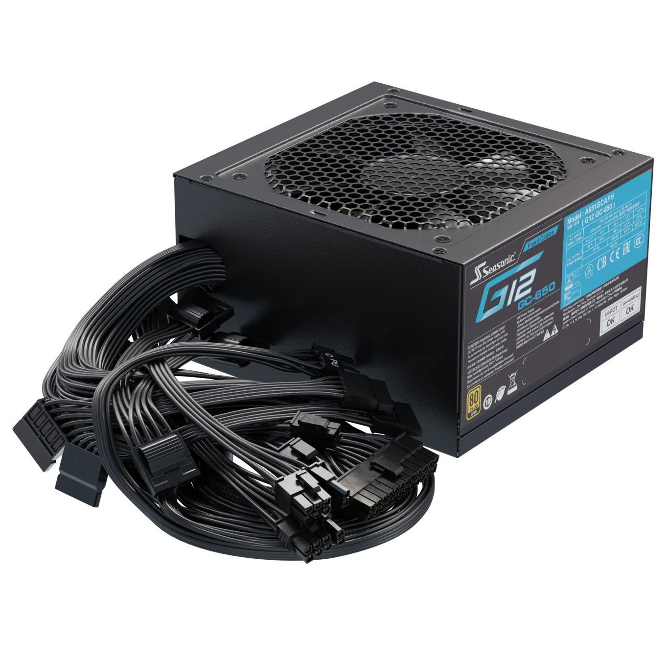 Seasonic - Seasonic G12-GC-650 650W 80 Gold Power Supply