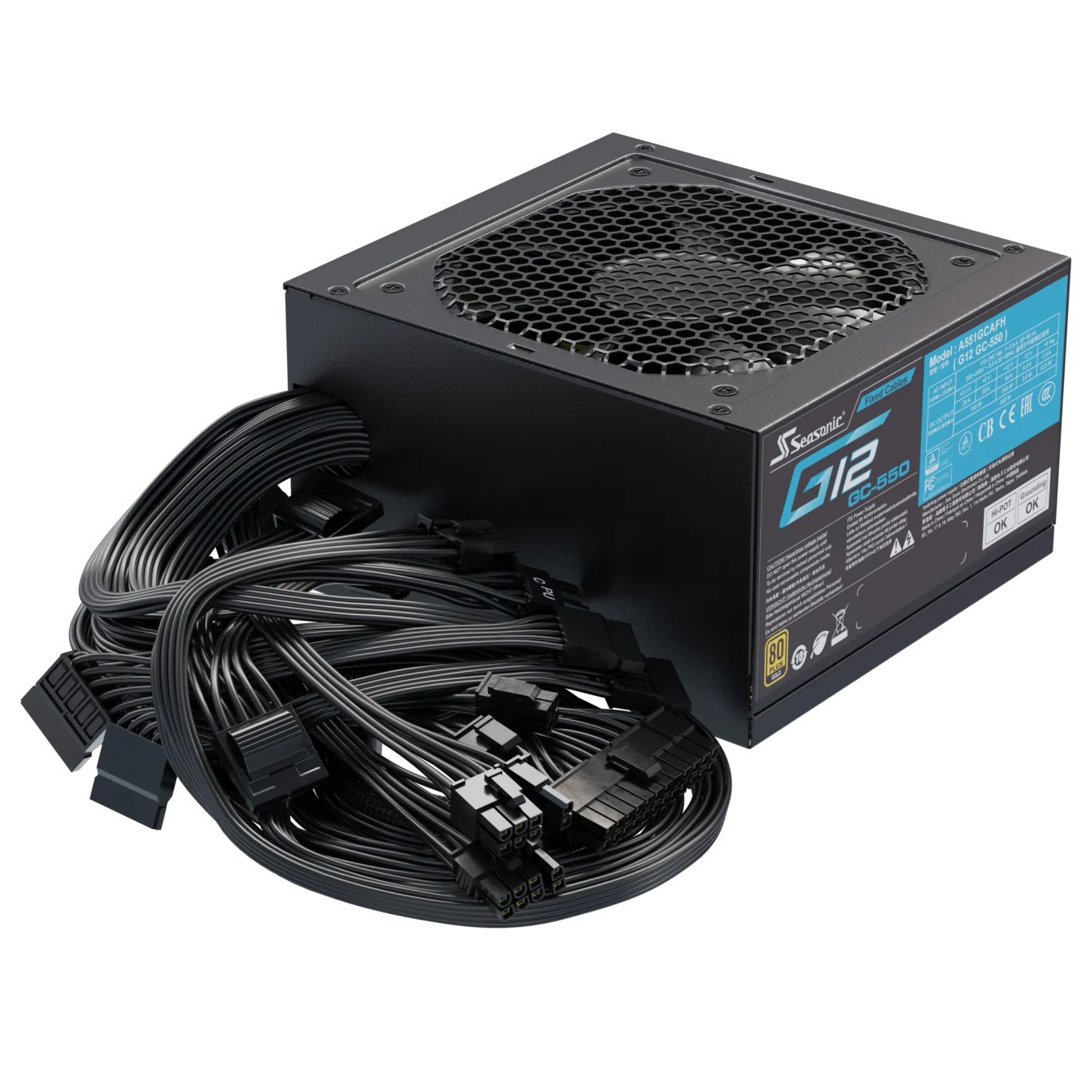 Seasonic - Seasonic G12-GC-750 750W 80 Gold Power Supply