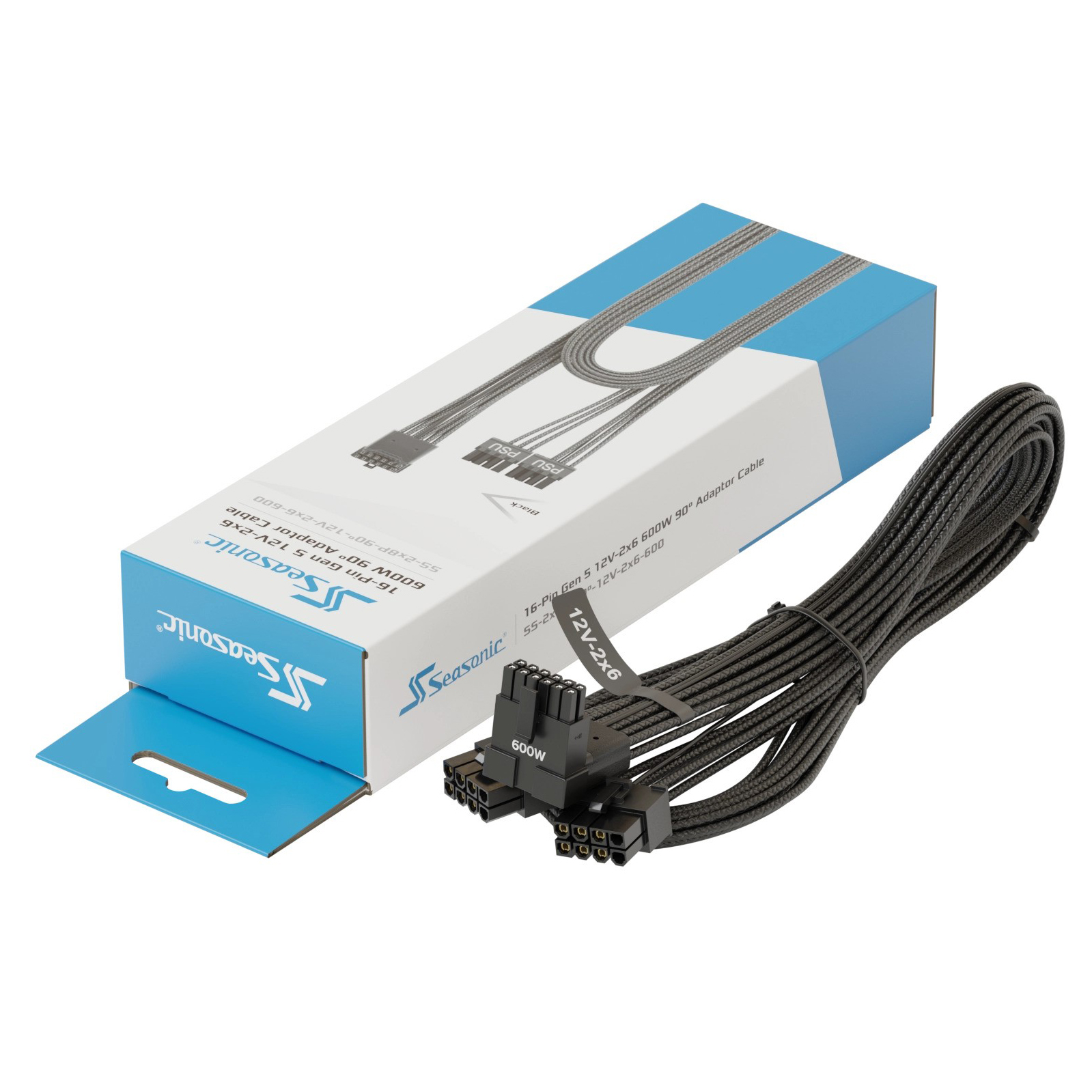 Seasonic - Seasonic 12V-2×6 90° Cable