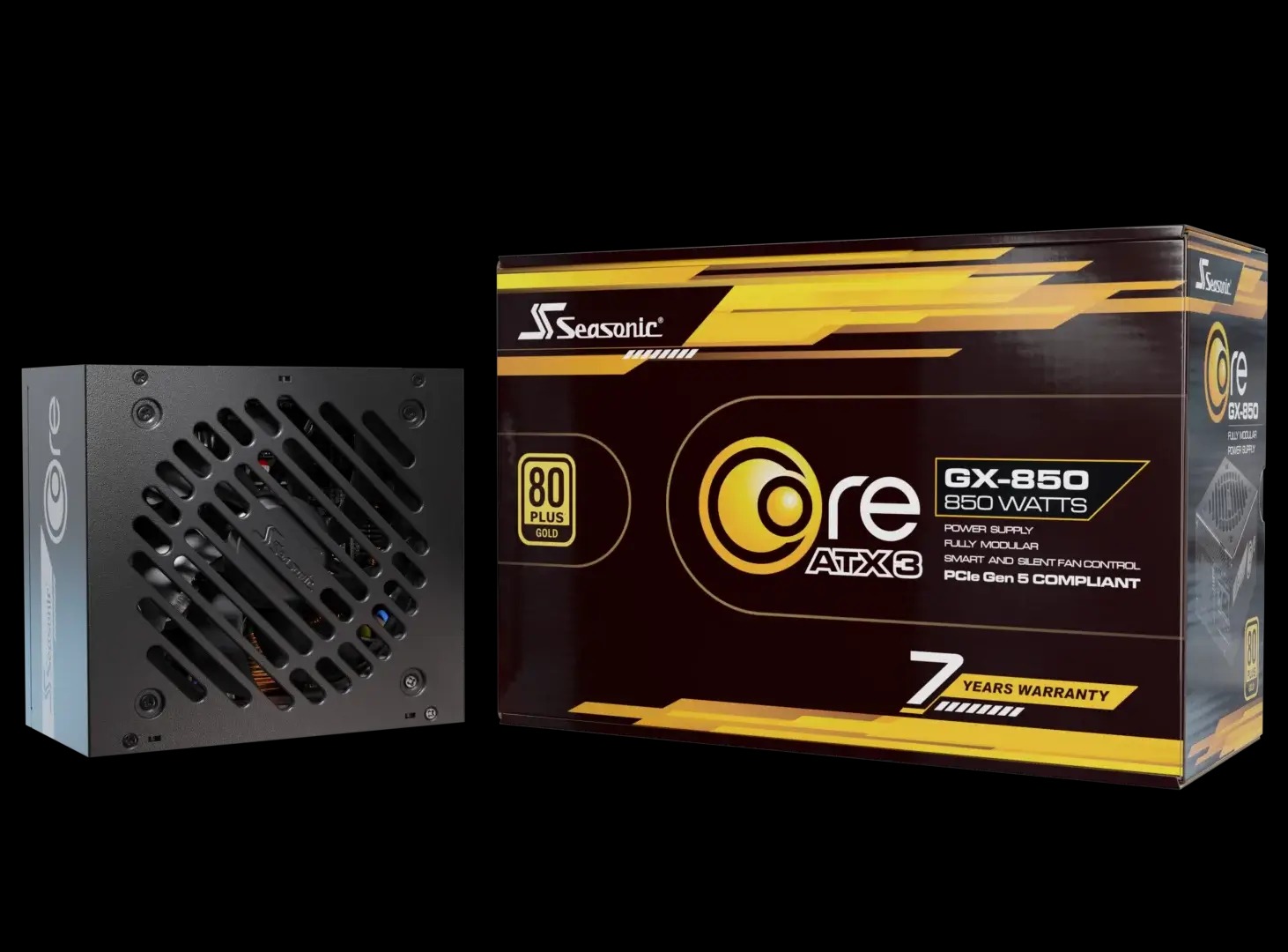 Seasonic Core GX-850-V2 ATX3.1 80 Plus Gold Power Supply