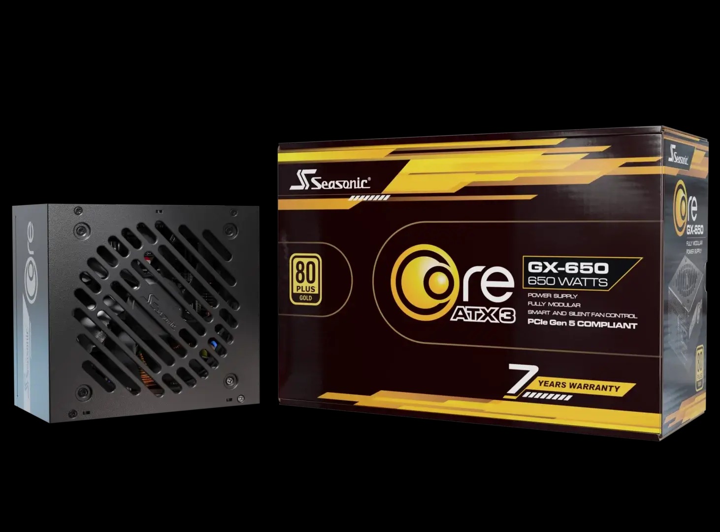 Seasonic Core GX-650-V2 ATX3.1 80 Plus Gold Power Supply