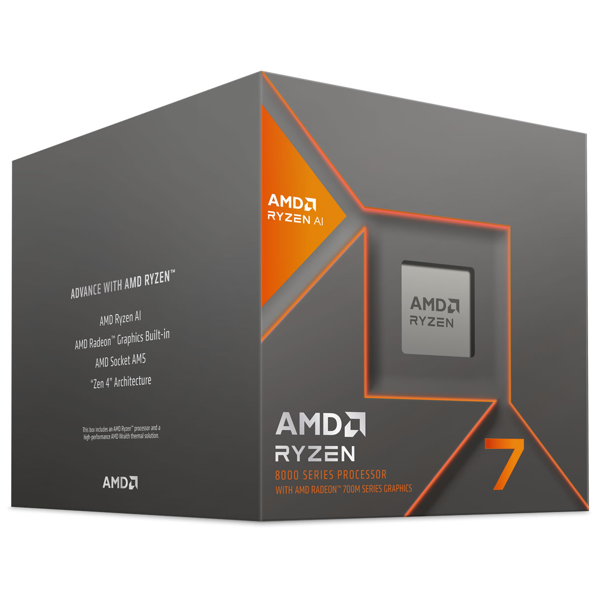 AMD Ryzen 7 8700G Eight Core 4.2GHz (Socket AM5) APU with Radeon 780M Graphics