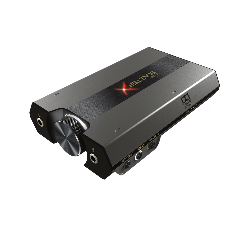 Creative SoundblasterX G6 Hi-Res Gaming DAC and USB Sound Card (PC/PS4/XBOX/Switch)