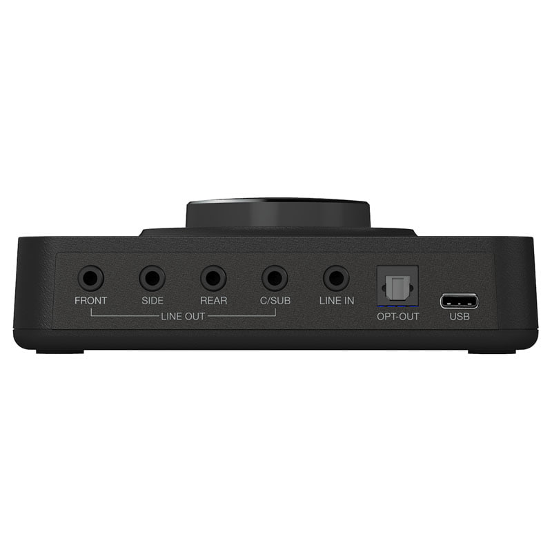 Creative - Creative Sound Blaster X3 Hi-res 7.1 External USB DAC and Amp Sound Card with Super X-Fi® for PC and Mac