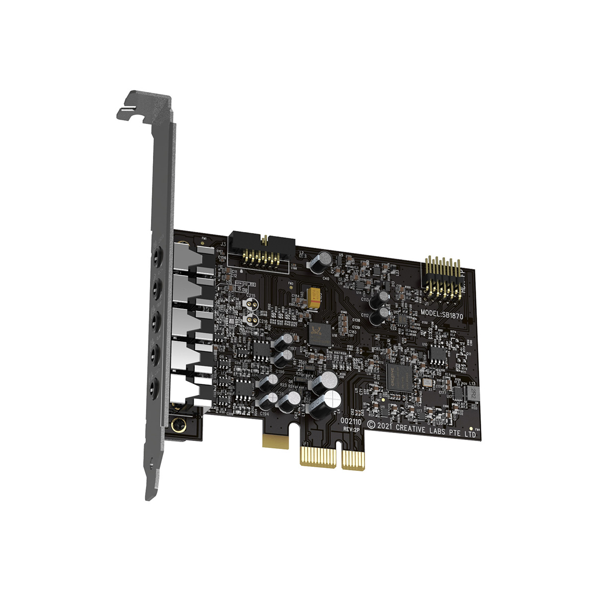 Creative - Creative Sound Blaster Audigy FX V2 Upgradable Hi-res 5.1 PCI-e Sound Card with SmartComms Kit