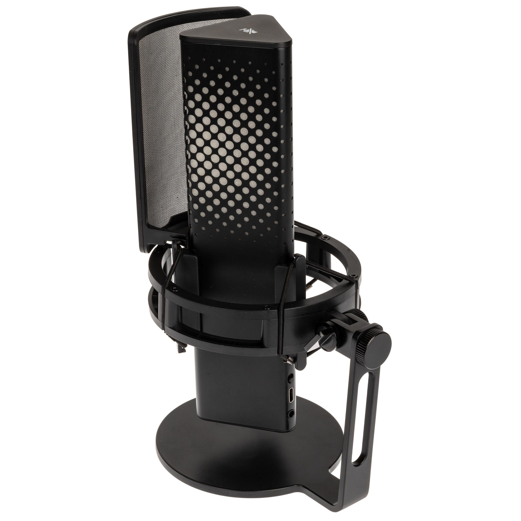 Endgame Gear - Endgame Gear XSTRM RGB USB Microphone with Shock Mount and Pop Filter - Black (EGG-XST-BLK)