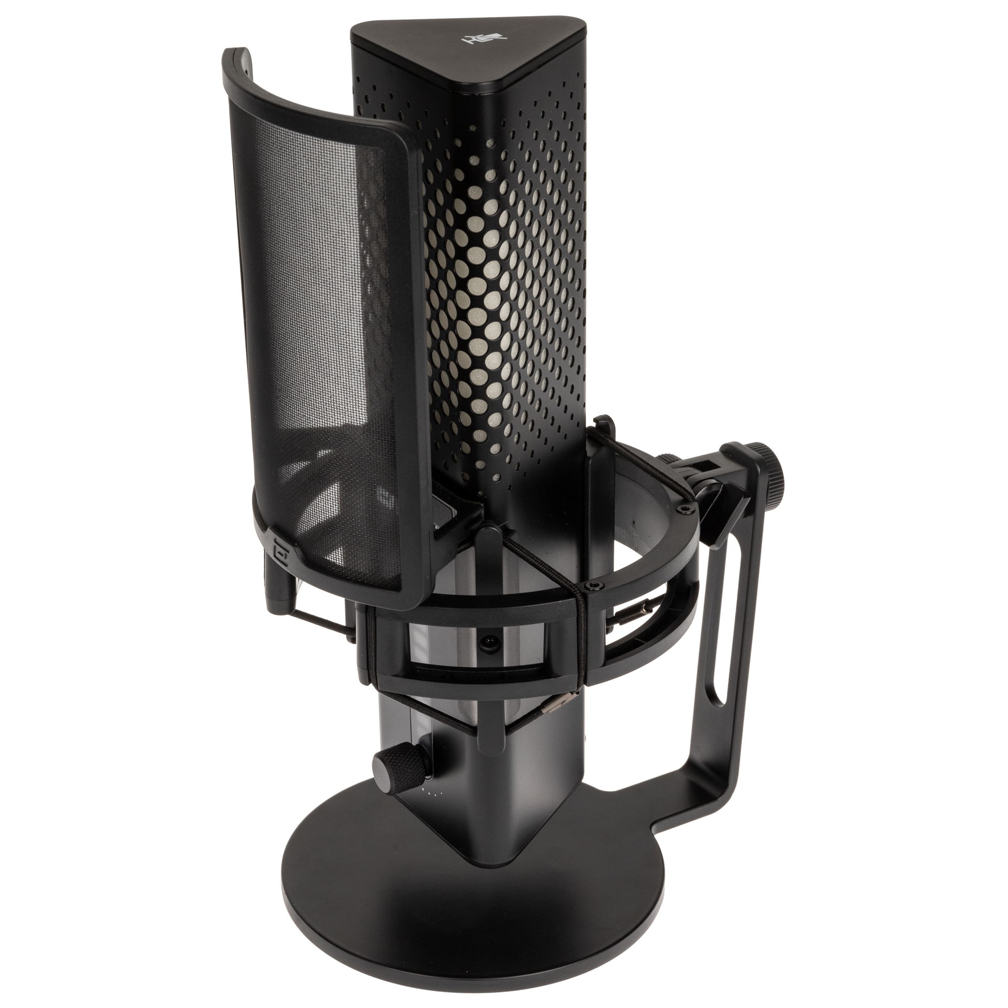 Endgame Gear - Endgame Gear XSTRM RGB USB Microphone with Shock Mount and Pop Filter - Black (EGG-XST-BLK)