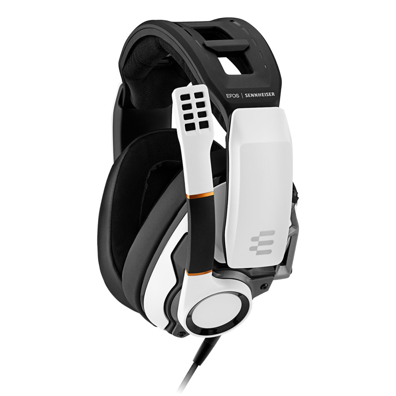 EPOS - EPOS GSP 601 Premium Professional noise blocking Closed Acoustic Gaming Headset - White 3.5mm (10004