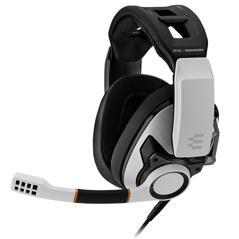 EPOS GSP 601 Premium Professional noise blocking Closed Acoustic Gaming Headset - White 3.5mm (10004