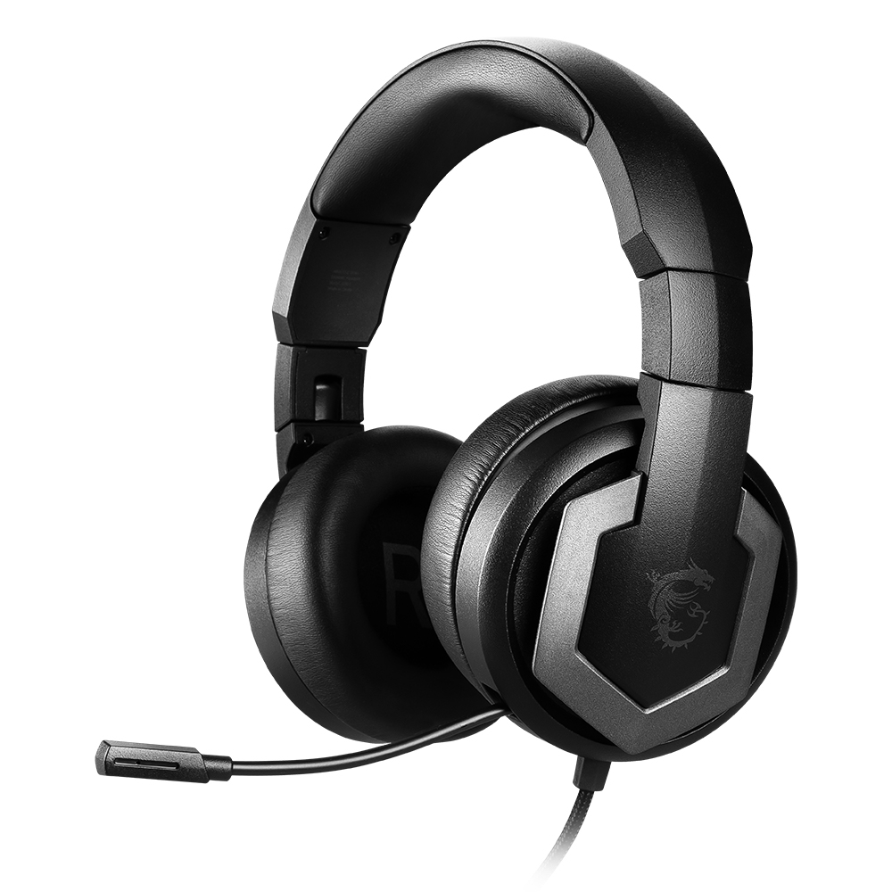 MSI - MSI 7.1 IMMERSE GH61 Hi-Res Surround Sound Gaming Headset (S37-0400030-SV1)