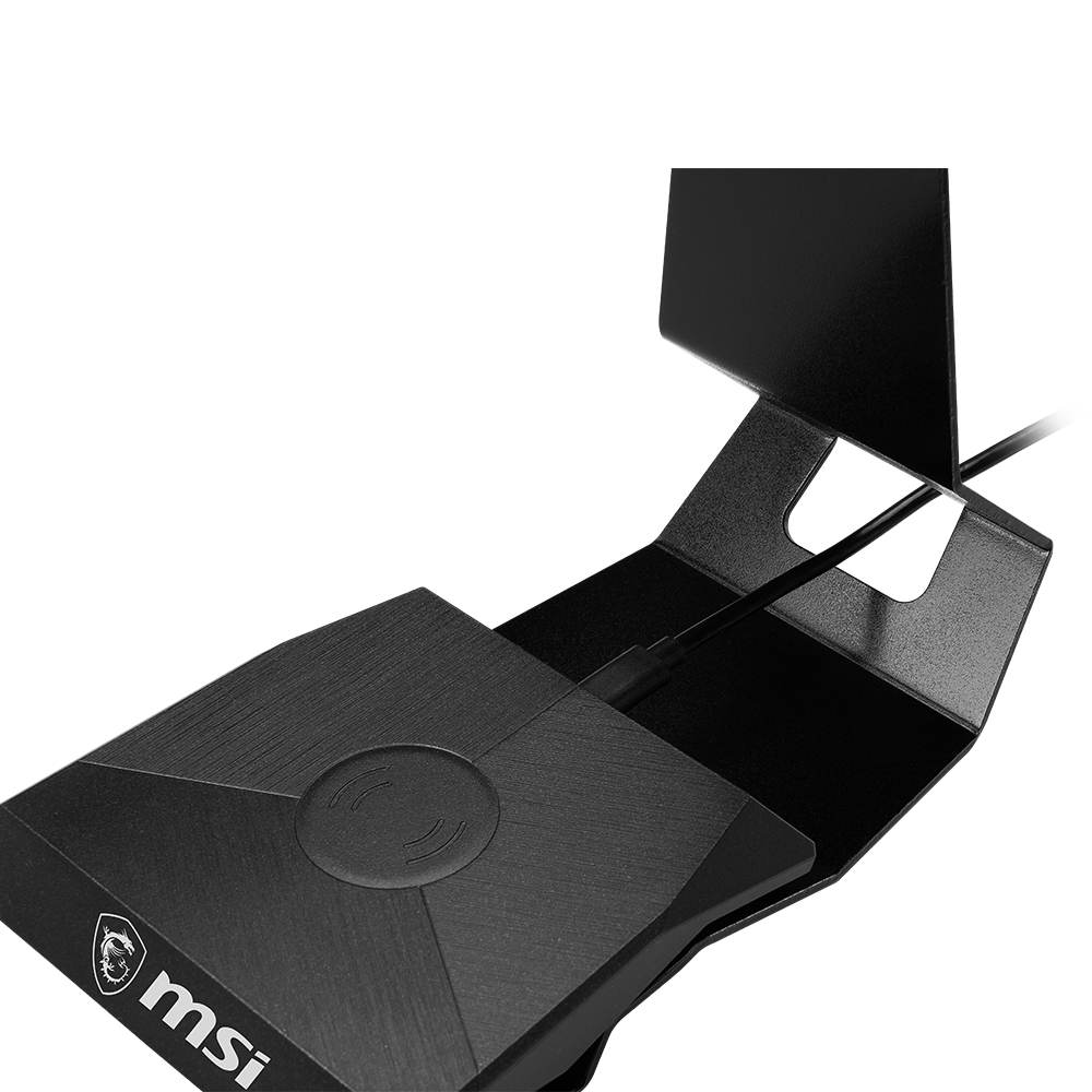 MSI - MSI IMMERSE HS01 COMBO Gaming Headset Stand/Wireless Charger (S98-0700020-CLA)