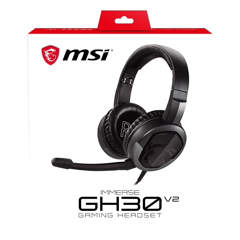 MSI - MSI IMMERSE GH30 V2 Gaming Headset (S37-2101001-SV1)