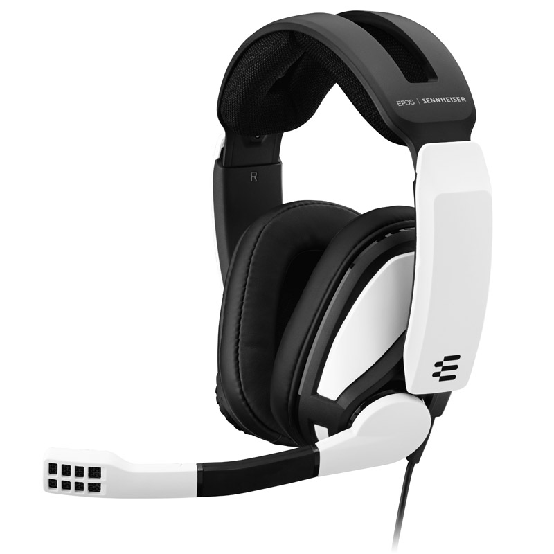 EPOS GSP 301 Closed Acoustic Stereo Gaming Headset - White 3.5mm (1000240)