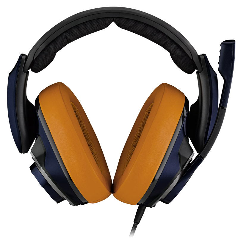 EPOS - EPOS GSP 602 Premium Professional noise blocking Closed Acoustic Gaming Headset - Orange/Blue 3.5mm
