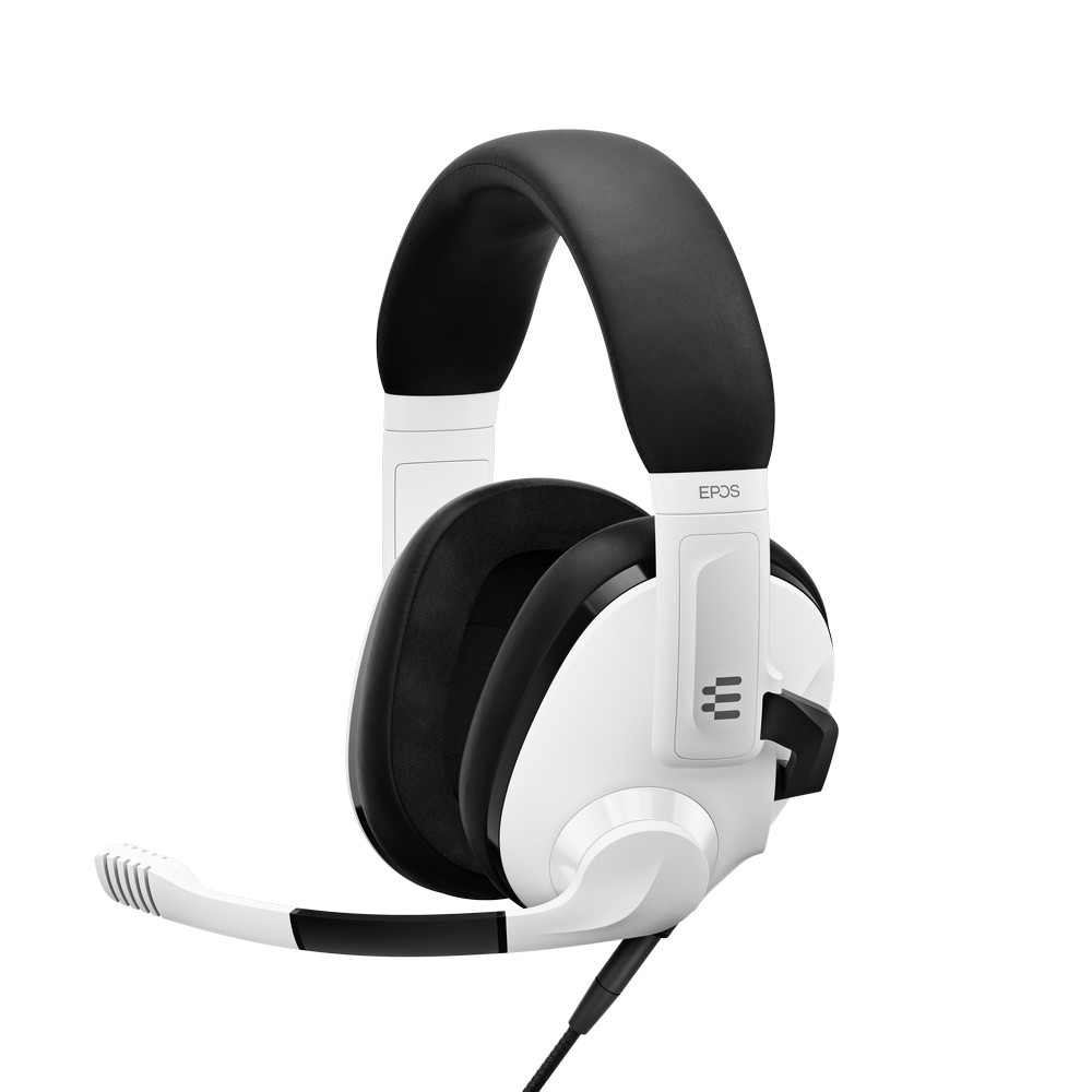 EPOS H3 Closed Acoustic Stereo Gaming Headset - White 3.5mm (1000889)