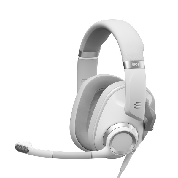 EPOS - EPOS H6PRO Closed Acoustic Gaming Headset – Ghost White (3.5mm, 1000969)