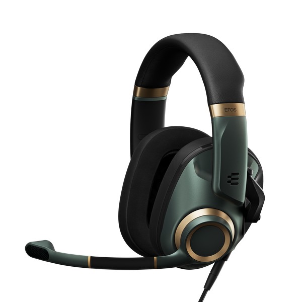 EPOS - EPOS H6PRO Closed Acoustic Gaming Headset – Racing Green (3.5mm, 1000968)