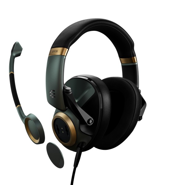 EPOS - EPOS H6PRO Closed Acoustic Gaming Headset – Racing Green (3.5mm, 1000968)