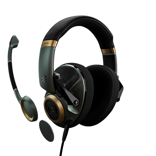 EPOS - EPOS H6PRO Open Acoustic Gaming Headset – Racing Green (3.5mm, 1000970)