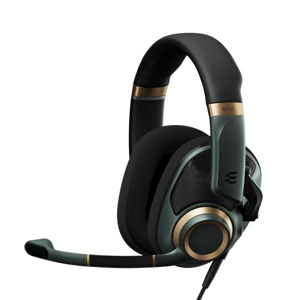 EPOS - EPOS H6PRO Open Acoustic Gaming Headset – Racing Green (3.5mm, 1000970)