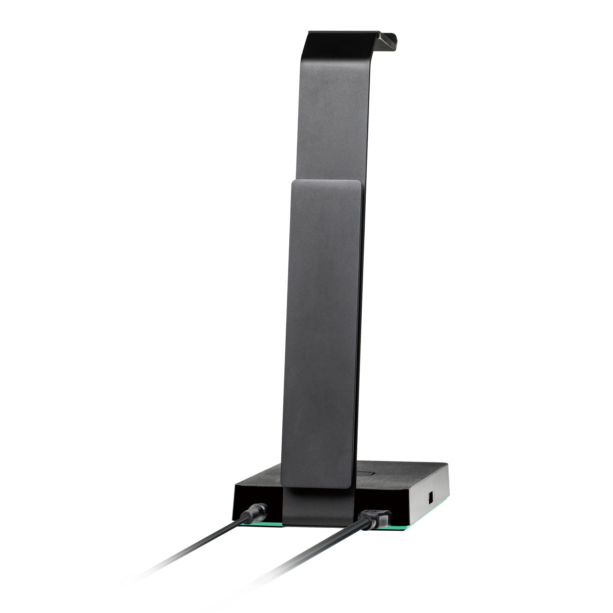 Cooler Master - Cooler Master GS750 RGB Headphone Stand with Qi Charging and 7.1 Surround Sound (MPA-GS750-00-G1)