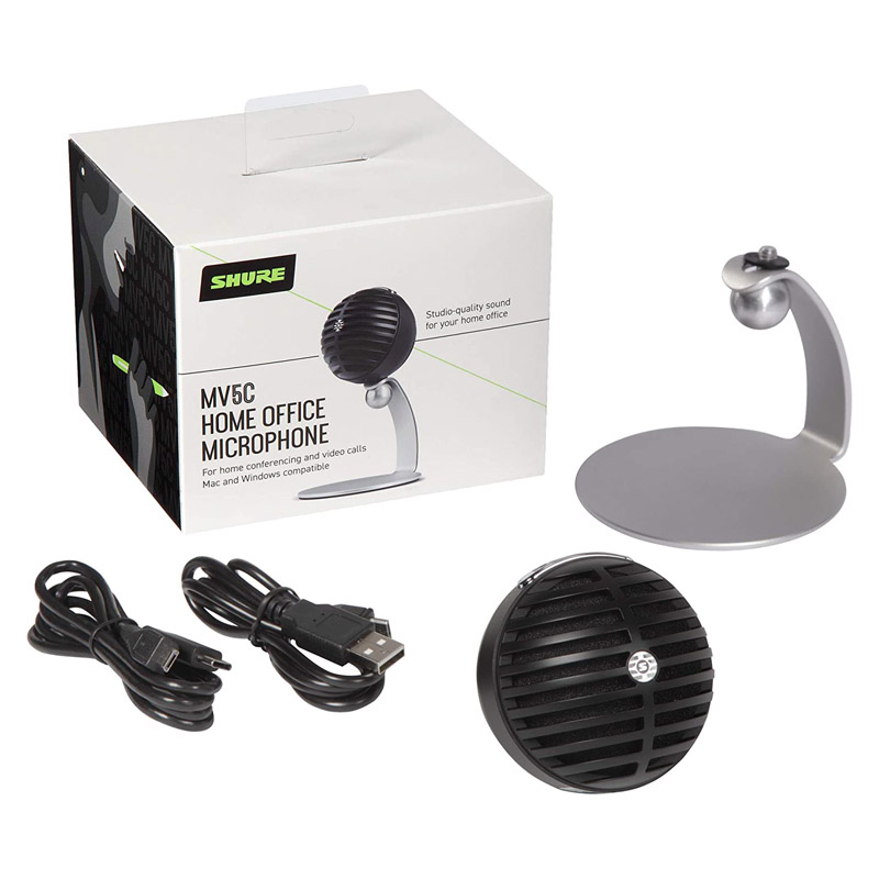 Shure - Shure MV5C Home Office Microphone (MV5C-USB)