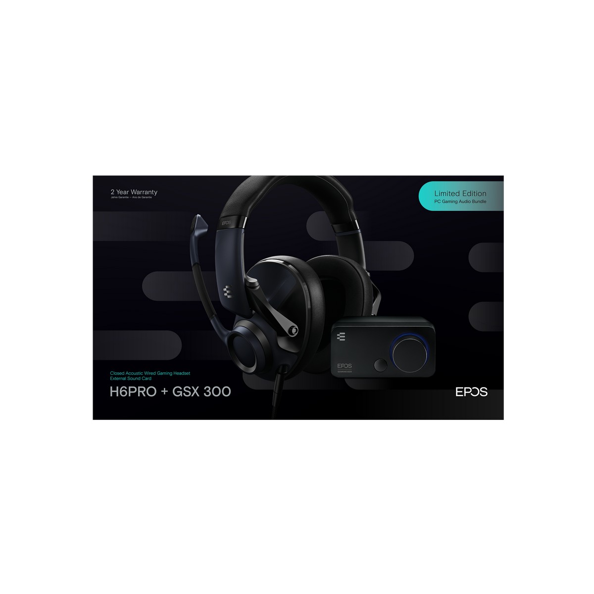 EPOS H6 PRO Closed Acoustic Gaming Headset Black