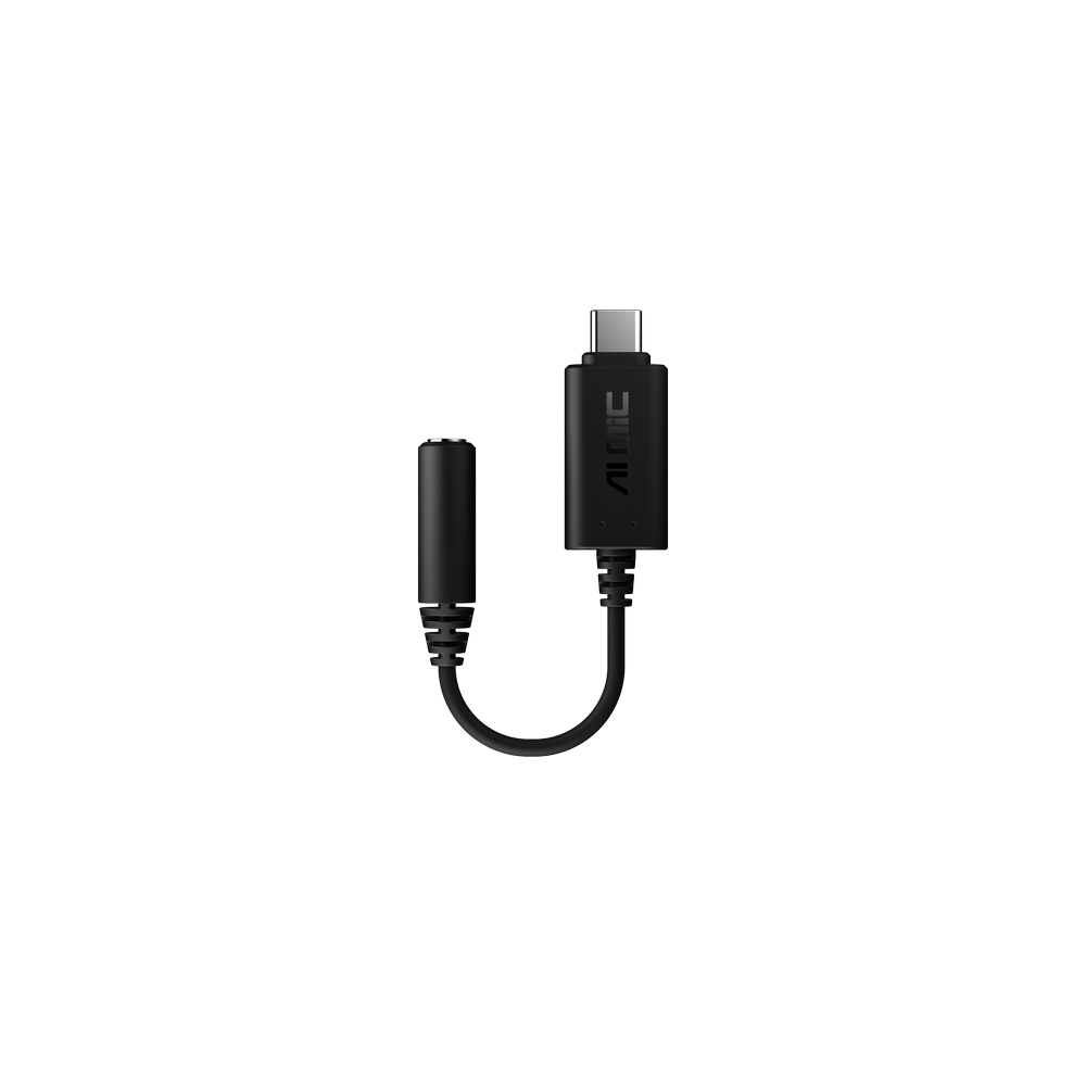 Asus - ASUS AI Noise-Canceling 3.5mm Microphone Adapter ( 90YH02L1-B2UA00)