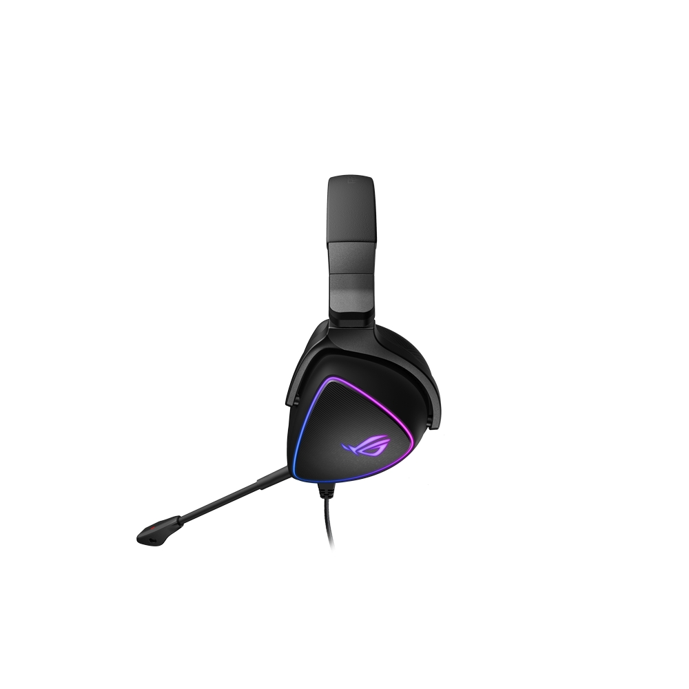 ASUS ROG Delta S Lightweight USB-C RGB Hi-Res Audio Gaming Headset with AI noise-canceling mic (90YH