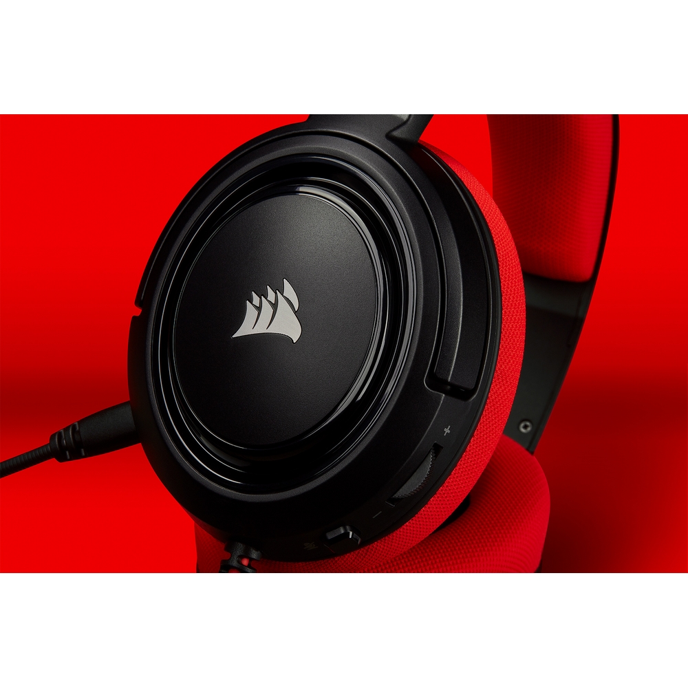CORSAIR - Corsair H35 Stereo Gaming Headset, Red (CA-9011198-EU)